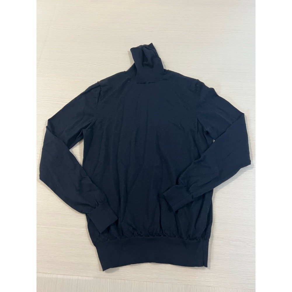 Suitsupply Navy Turtleneck Sweater